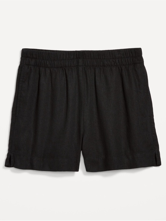 Old Navy Pants - Old Navy High-Waisted Beach Linen Pull-
On Shorts